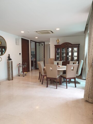 Living Room in 4 BHK Apartment at Brigade Crescent, Frazer Town – for Rent