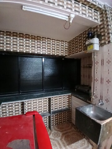 Kitchen in Studio Apartment at Mhada Vanrai Colony, Goregaon East – for Rent