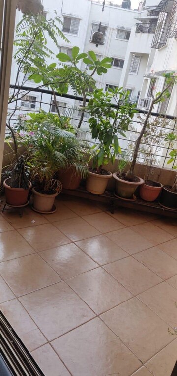 Balcony in 3 BHK Apartment at Padmavilas Apartments, Pashan – for Rent