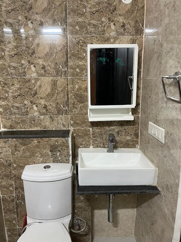 Bathroom in 3 BHK Builder Floor at New Chandigarh – for Rent