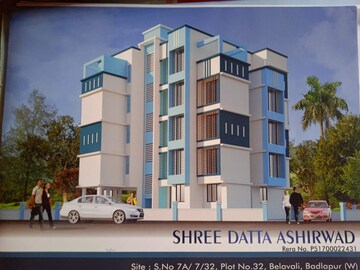 4 BHK Apartment – Exterior View View at Shree Datta Ashirwad, Belawali - for Sale