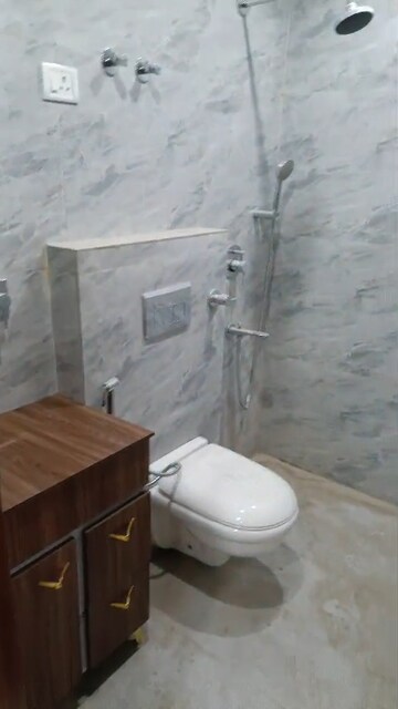 Bathroom in 3 BHK Builder Floor at Kishangarh – for Rent