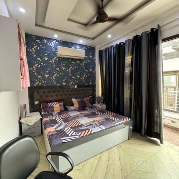 Bedroom in 3 BHK Builder Floor at Vishnu Garden – for Sale