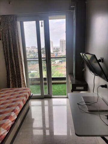 Balcony in 3 BHK Apartment at Majestique Towers, Kharadi – for Rent