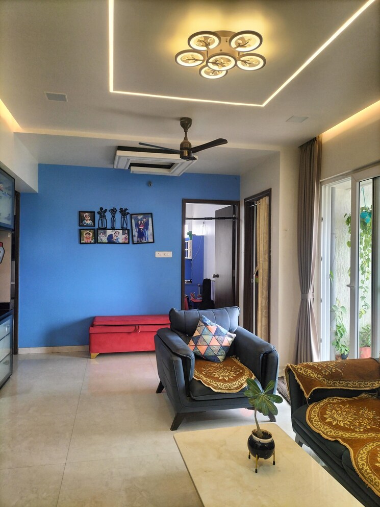 Living Room, majestique-towers 3 Bedroom 1600 Sq.Ft. Apartment In Kharadi Pune 8950661