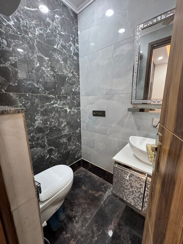 Bathroom in 3.5 BHK Builder Floor at Greater Kailash I – for Rent