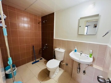Bathroom in 2.5 BHK Apartment at Provident Harmony, Thanisandra Main Road – for Rent
