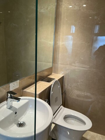 Bathroom in 1 BHK Apartment at Hiranandani Highland, Powai – for Rent