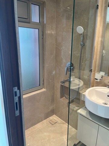 Bathroom in 1 BHK Apartment at Hiranandani Highland, Powai – for Rent