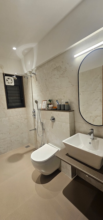 Bathroom in 3 BHK Apartment at Venkatesh Skylife, Vadgaon Budruk – for Sale