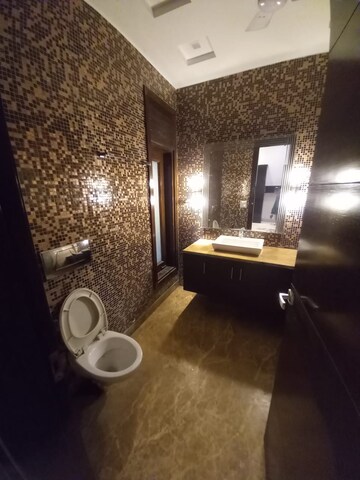 Bathroom in 4 BHK Builder Floor at Green Park Extension – for Rent