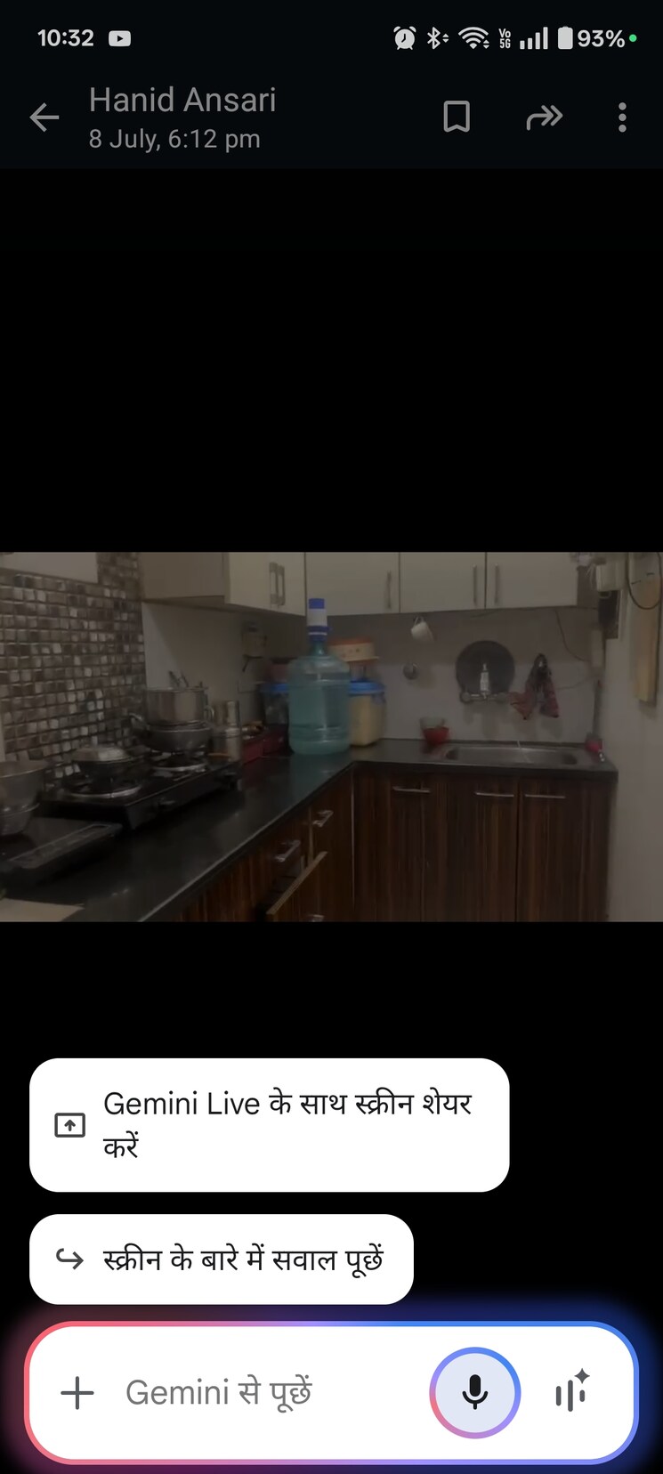 Kitchen, amar colony 2 Bedroom 900 Sq.Ft. Builder Floor In Amar Colony Delhi 8950869