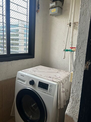 Bathroom in 3 BHK Apartment at K Raheja Interface Heights, Malad West – for Rent