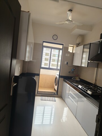Kitchen in 3 BHK Apartment at K Raheja Interface Heights, Malad West – for Rent