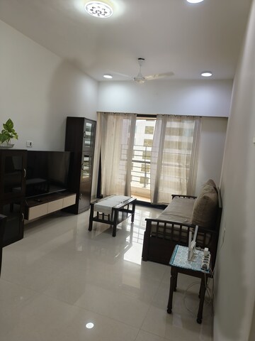 Living Room in 3 BHK Apartment at K Raheja Interface Heights, Malad West – for Rent