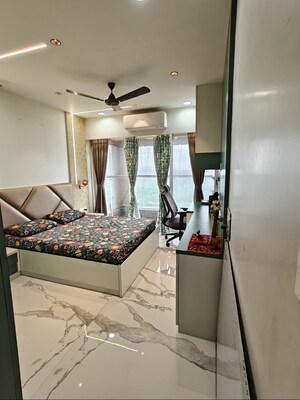 Master Bedroom in 3 BHK Apartment at NG Grand Plaza, Ghansoli – for Sale