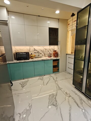 Kitchen in 3 BHK Apartment at NG Grand Plaza, Ghansoli – for Sale