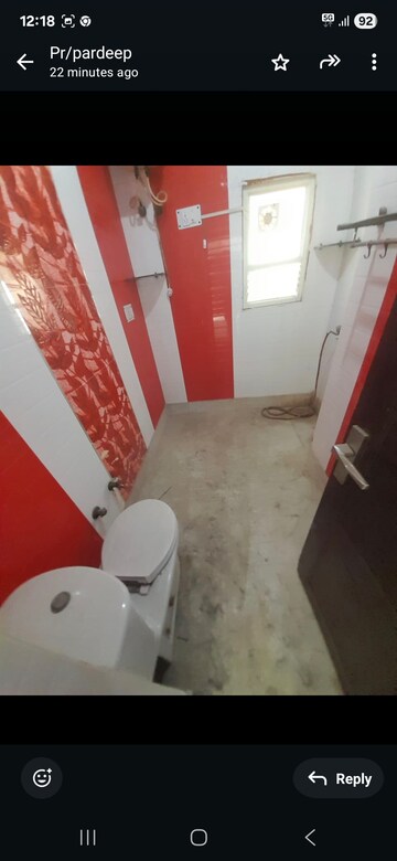 Staircase in 3 BHK Builder Floor at Puri PP City Centre, Pitampura – for Rent