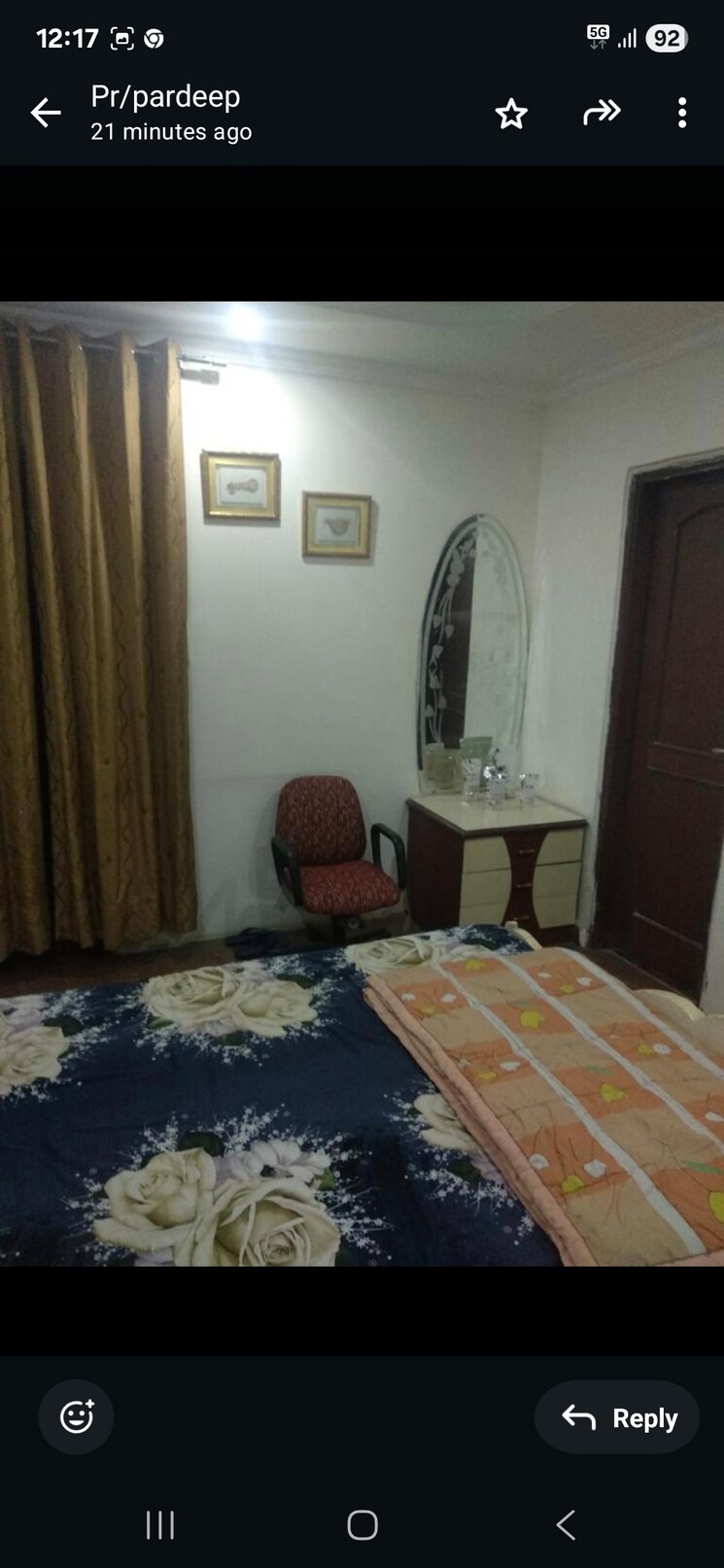 Bedroom, puri-pp-city-centre 3 Bedroom 1500 Sq.Ft. Builder Floor In Pitampura Delhi 8950948