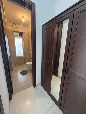 Bathroom in 3 BHK Apartment at Runwal Elegante, Andheri West – for Rent