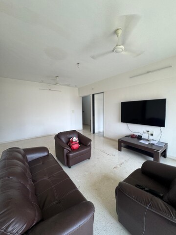 Living Room in 3 BHK Apartment at Runwal Elegante, Andheri West – for Rent