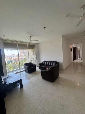 Living Room in 3 BHK Apartment at Runwal Elegante, Andheri West – for Rent