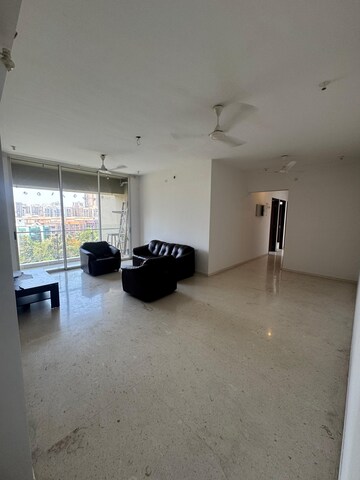 Living Room in 3 BHK Apartment at Runwal Elegante, Andheri West – for Rent