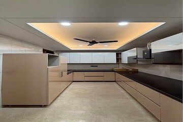 Kitchen in 3 BHK Builder Floor at Sushant Lok I – for Rent