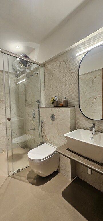 Bathroom in 3 BHK Apartment at Venkatesh Skylife, Vadgaon Budruk – for Sale