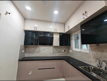 Kitchen in 3 BHK Apartment at Rajapushpa Provincia, Narsingi – for Rent