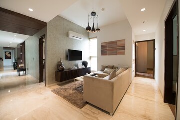 Living Room in 3.5 BHK Apartment at Mahindra Luminare, Sector 59 – for Sale