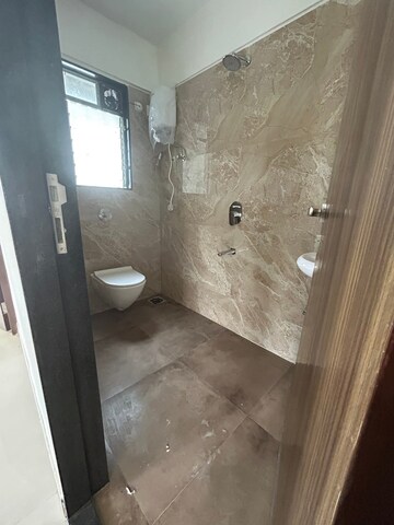 Bathroom in 2 BHK Apartment at Dinaco Darshan CHS, Dahisar West – for Rent