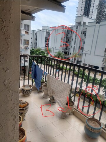 Balcony in 3 BHK Apartment at Sare Home, Sector 92 – for Sale