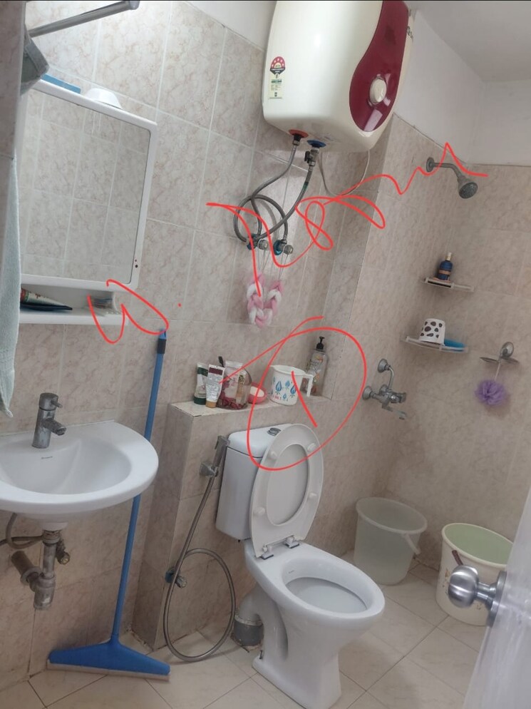 Bathroom, sare-home 3 Bedroom 1523 Sq.Ft. Apartment In Sector 92 Gurgaon 8908857