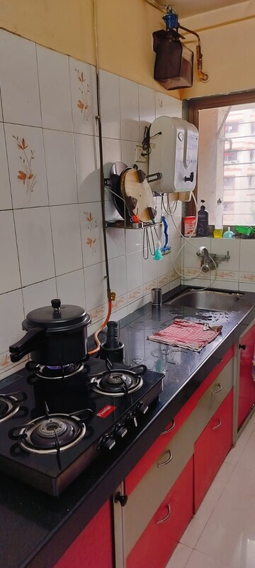 Kitchen in 1 BHK Apartment at Saibaba Vihar Complex, Anand Nagar – for Rent