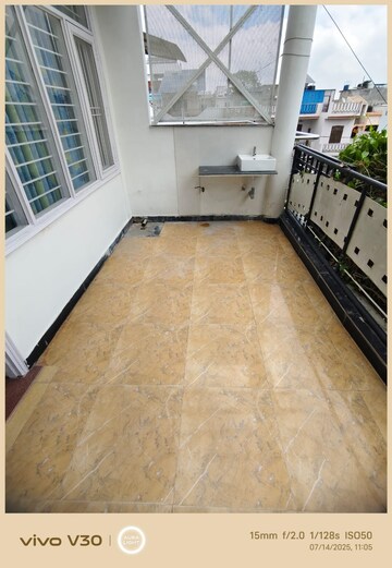 Balcony in 1 BHK Independent House at Gomti Nagar – for Rent