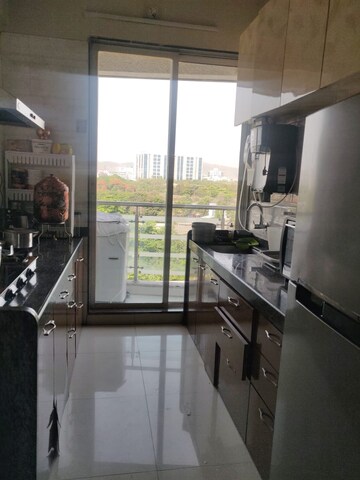 Kitchen in 2 BHK Apartment at Shikhar Tower, Kopar Khairane – for Rent