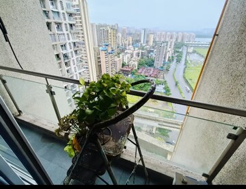 Balcony in 3 BHK Apartment at Galaxy Green Woods, Kharghar – for Sale