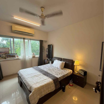 Master Bedroom in 2 BHK Apartment at Shanti Verve Mansion, Ma Marg – for Rent