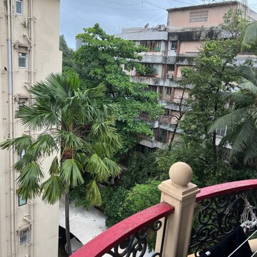 Balcony in 2 BHK Apartment at Shanti Verve Mansion, Ma Marg – for Rent