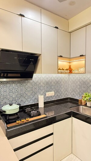 Kitchen in 1 BHK Apartment at Lodha Quality Home Tower 2, Majiwada – for Sale