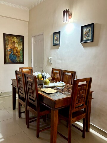 Living Room in 4 BHK Apartment at Uninav Bliss, Raj Nagar Extension – for Rent