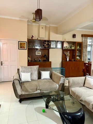 Living Room in 4 BHK Apartment at Uninav Bliss, Raj Nagar Extension – for Rent