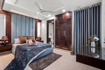 Bedroom in 3 BHK Builder Floor at Anand Niketan – for Rent