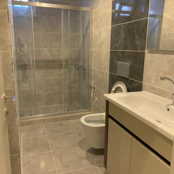 Bathroom in 2 BHK Apartment at Goregaon East – for Rent