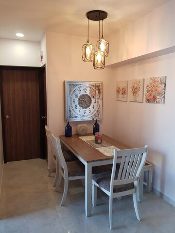 Living Room in 2 BHK Apartment at Lodha Amara, Kolshet Road – for Rent