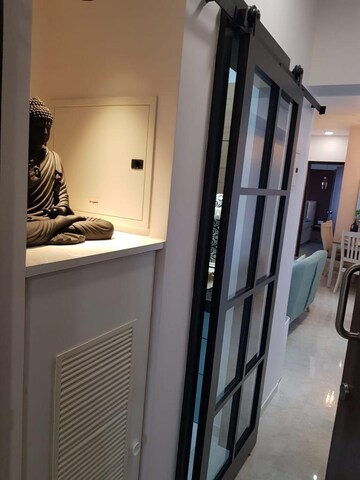 Building Lobby in 2 BHK Apartment at Lodha Amara, Kolshet Road – for Rent