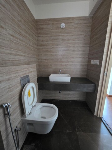Bathroom in 4 BHK Apartment at Raj Infinia, Malad West – for Rent