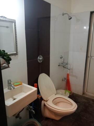 Bathroom in 2 BHK Apartment at Vihang Valley Phase 2, Kasarvadavali – for Rent
