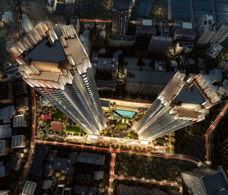 Exterior View, bhoomi-simana 4 Bedroom 2188 Sq.Ft. Apartment In Parel Mumbai 8951683